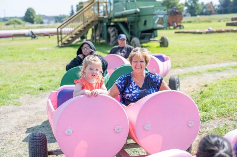 Ed Dunneback And Girls Grandparents Day At The Farm Webpage