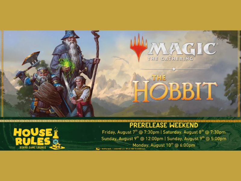 House Rules Magic The Gathering Hobbit webpage