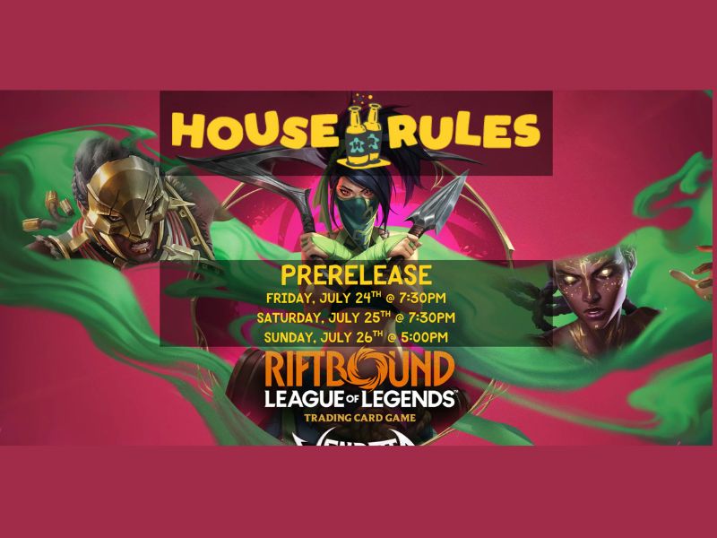 House Rules Riftbound Release webpage
