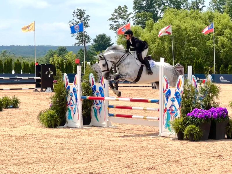 Jumping at Traverse City Horse Shows