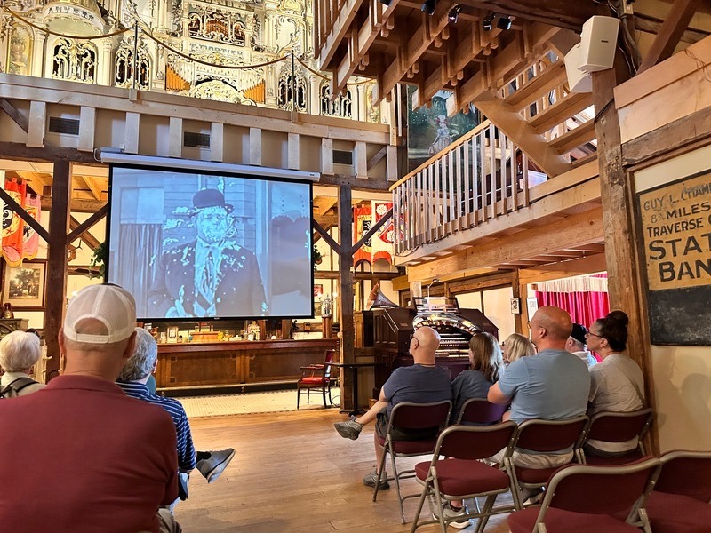 Silent Film Accompanied by Organ at Music House Museum
