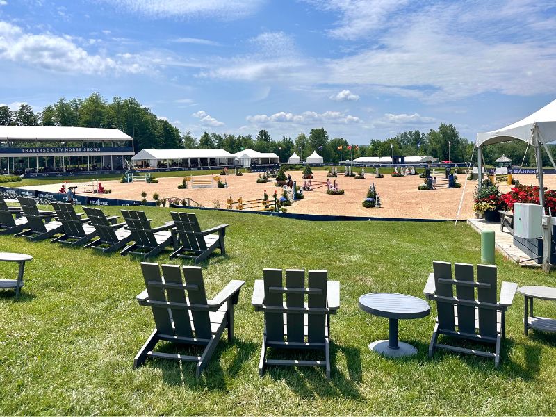 Viewing Area, Traverse City Horse Shows