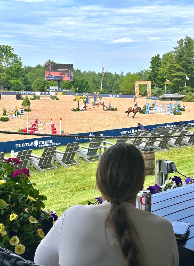 Watching Traverse City Horse Shows at Flintfields Horse Park