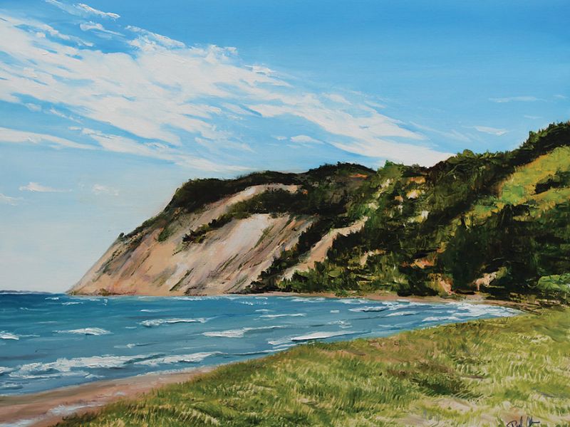 Majestic Bluffs by Paul W. Olsen Oil Painting WEB
