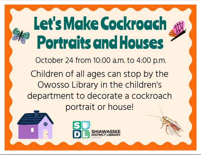 Shiawassee District Library Cockroach Houses Webpage