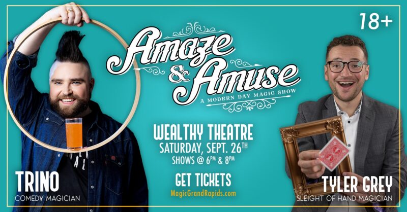 Wealthy Theatre Amaze And Amuse Magic Show Webpage