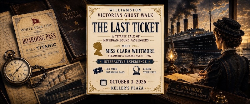 Williamston Victorian Ghost Walk The Last Ticket FB